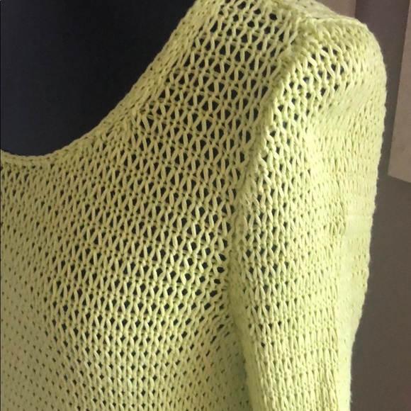 Ann Taylor Loft Sweater Size Large Bright Green - Picture 2 of 4